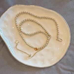 Kendra Scott Gold Beaded Necklace